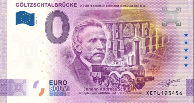 So schaut der 0-Euro-Souvenirschein aus. 