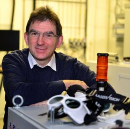 Neuer Chef des Laserinstituts: "Ich bin jetzt der Flaggenträger" - Alexander Horn ist seit acht Jahren Professor für Lasermikrotechnologie und Physik an der Hochschule Mittweida. Nun lenkt er auch die Geschicke des Laserinstituts an der Schillerstraße. 