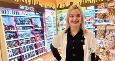 Neuer Drogeriemarkt in Lauter öffnet - Kunden begeistert - Theresa Noll aus Zwönitz ist Filialleiterin im neuen DM-Markt. 