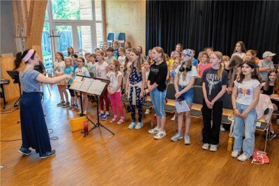 Neuer Kinderchor der Musikschule Rodewisch vor Musical-Premiere - 50 Kinder gehören zum neu gegründeten Kinderchor der Musikschule Rodewisch. Er wird vom Freistaat gefördert.