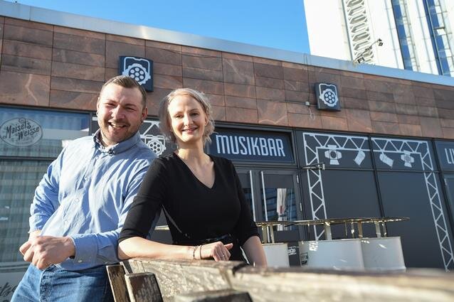 Neuer Musikclub öffnet im Terminal 3 an der Brückenstraße - Stephanie und René Drummer die neuen Chefs von Bexstage. 