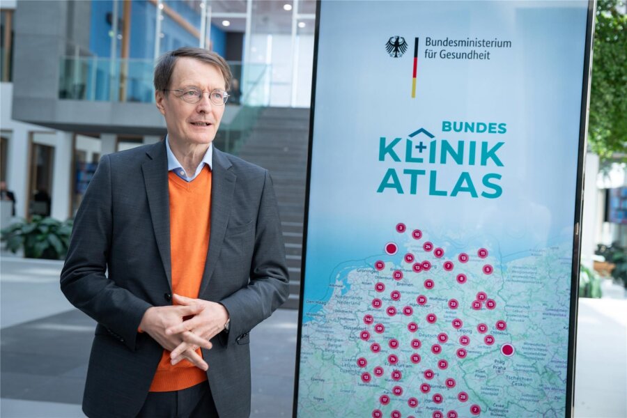 Neuer Online-Atlas soll Wahl der richtigen Klinik erleichtern - Für Gesundheitsminister Karl Lauterbach (SPD) ist der Klinikatlas ein Herzensprojekt.