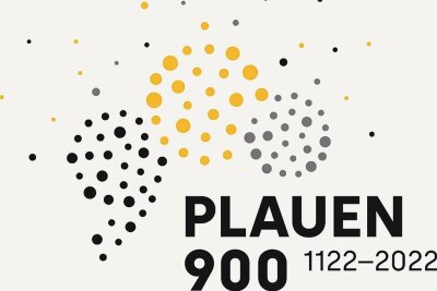 Neues Logo wirbt für Plauener Stadtgeburtstag - Geburtstagslogo für Plauen: Die 900 in Punktform soll ein Feuerwerk darstellen.