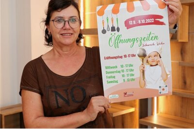 Neukirchen: Kurzzeitladen öffnet wieder die Türen - Nadja Hecker im Kurzzeitladen Neukirchen. 