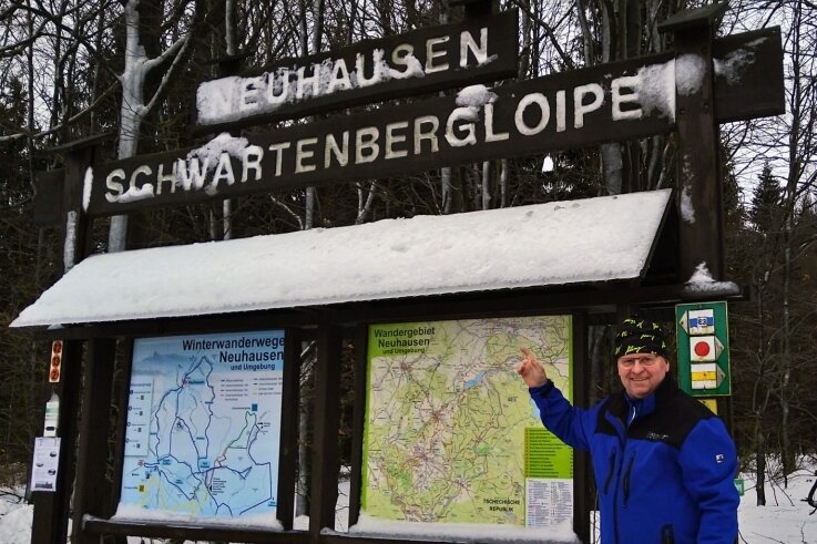 War fast 30 Jahre lang Streckenchef beim Schwartenberglauf: Frank Hiemann. 