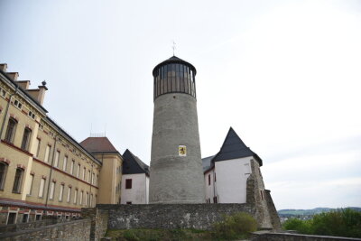 Neuster Aussichtspunkt im Vogtland: Bergfried auf Schloss Voigtsberg eröffnet - Sechs Meter höher als bisher: Der Bergfried auf Schloss Voigtsberg.