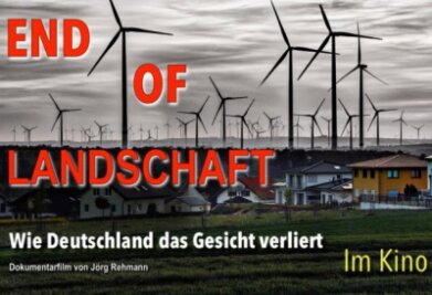 "End of Landschaft" heißt der Film von Jörg Rehmann, der am Donnerstagabend vor 200 Zuschauern im Freiberger "Kinopolis" gezeigt wurde. Die Dokumentation lässt nur Windkraftgegner zu Wort kommen.