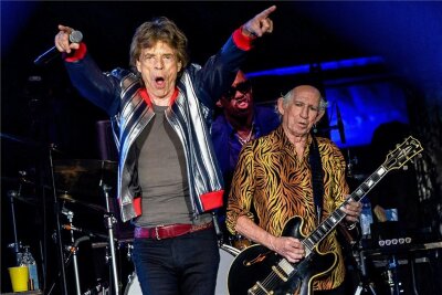 Nie wieder "Brown Sugar" im Konzert - Mick Jagger (links) und Keith Richards von den Rolling Stones spielen während der "No Filter"-Tour im The Dome at America's Center. Foto: Amy Harris/Invision/AP/dpa