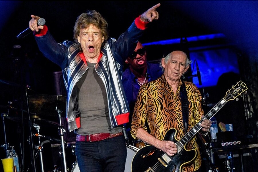 Nie wieder "Brown Sugar" im Konzert - Mick Jagger (links) und Keith Richards von den Rolling Stones spielen während der "No Filter"-Tour im The Dome at America's Center. Foto: Amy Harris/Invision/AP/dpa