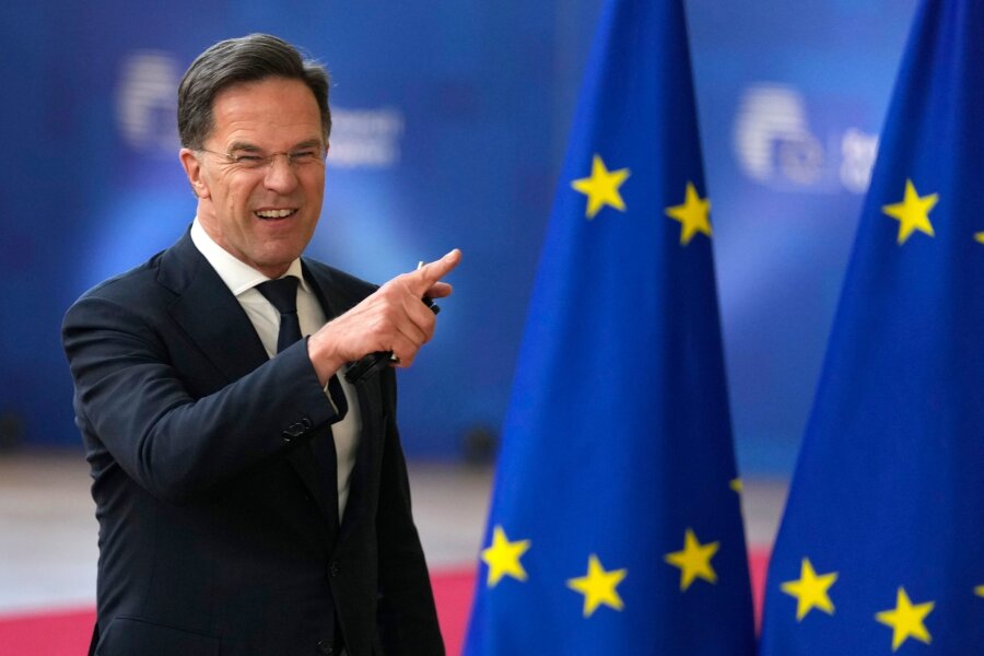 Niederländer Rutte wird Nachfolger von Stoltenberg - Mark Rutte wird künftig Nato-Generalsekretär sein.