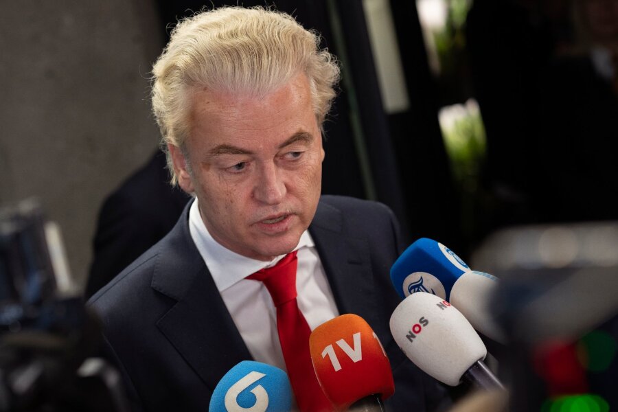 Niederlande: Populist Wilders schmiedet rechte Koalition - Geert Wilders ist Vorsitzender der rechtsextremen Partei PVV (Partei für die Freiheit).