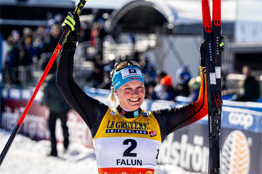 Nummer 4 in der Welt: Warum Skilangläuferin Victoria Carl ihren besten Weltcupwinter erlebte - Victoria Carl strahlt am Sonntag beim Weltcupfinale in Falun übers ganze Gesicht. Die Thüringerin hat ihre bisher beste Saison erlebt.