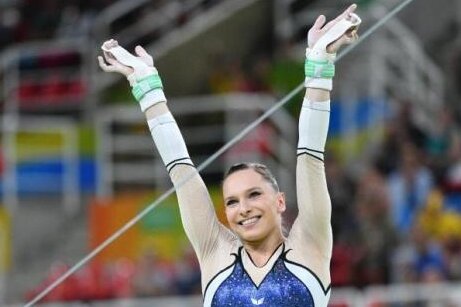 OB empfängt Olympioniken - Sophie Scheder freute sich über Bronze.