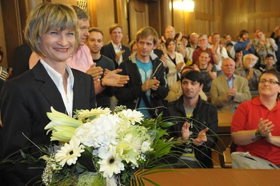 OB-Wahl in Chemnitz: Klarer Wahlsieg für Barbara  Ludwig - Barbara Ludwig ist am Sonntag erneut zur Chemnitzer Oberbürgermeisterin gewählt worden.