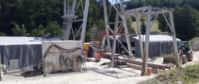 Oberbergamt prüft Unterlagen - Die Übertage-Anlagen des von SME im Luchsbachtal angelegten Erkundungsschachts sind inzwischen zum großen Teil zurückgebaut. 