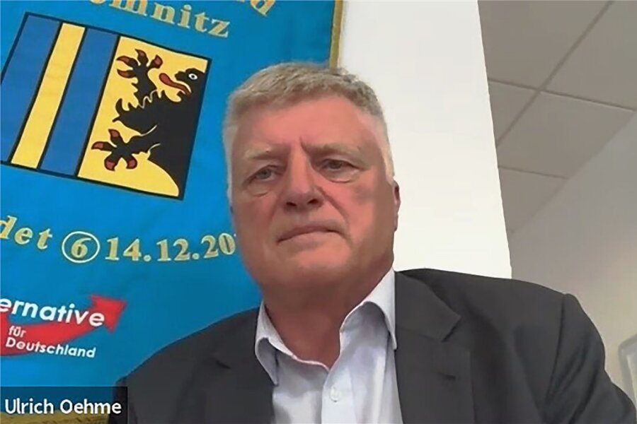 Ulrich Oehme im Videointerview mit der "Freien Presse". In dem 43-minütigen Gespräch sprach der Bundestagsabgeordnete aus Chemnitz auch über die Sicherheitslage in der Innenstadt und seine Ziele, an deren Umsetzung er sich nach einer möglichen Amtszeit messen lassen will.