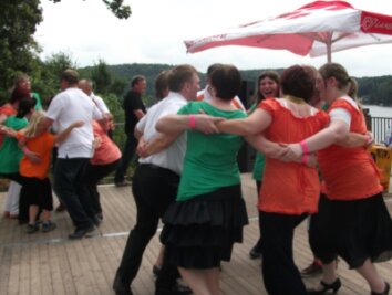 Obergrunaer Sektion Set Dance will Irland-Tag organisieren - Beim Tanzfestival zum Talsperrenfest in Kriebstein zeigten die Obergrunaer irische Tänze.