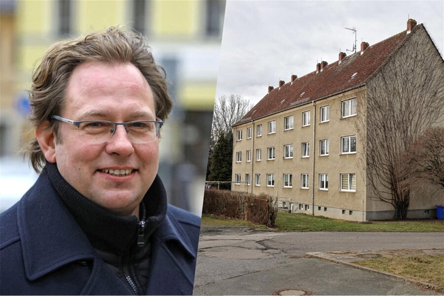 Oberwieras Bürgermeister droht ohne Solarpark-Geld mit Verkauf von Wohnblöcken - Holger Quellmalz ist ehrenamtlicher Bürgermeister von Oberwiera.
