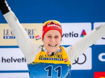 Oberwiesenthalerin Katarina Hennig bei Weltcup erstmals Zweite - Überzeugte bei der Tour de Ski: Langläuferin Katharina Hennig.