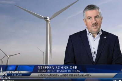 Oederaner Bürgermeister fragt seine Bürger: Wollt ihr Windmühlen? - Auch auf dem kommunalen Youtube-Kanal bat Bürgermeister Steffen Schneider um Beteilung an der Bürgerumfrage zur Windkraft. 