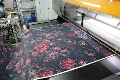 Oelsnitzer Halbmond-Teppichwerk lädt zum Tag der offenen Tür - Halbmond verfügt auch über eine moderne Digitaldruckanlage.
