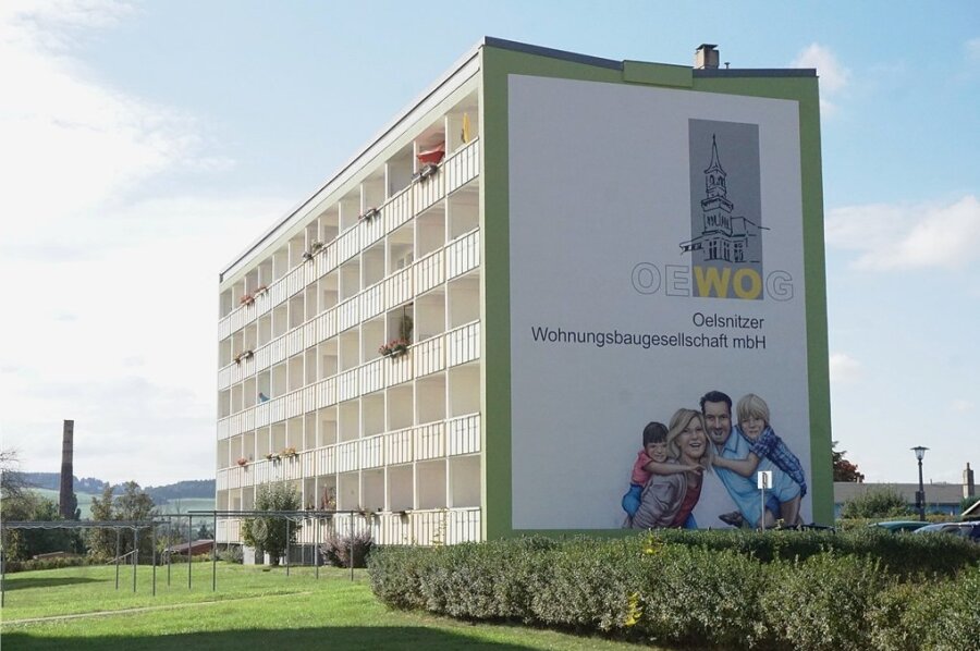 Oelsnitzer Wohnungsbaugesellschaft: Diskussion um höhere Mieten - Der Großvermieter Oewog verfügt in Oelsnitz über 950 Wohnungen.