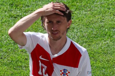 "Ohne Angst" ins Finale: Zittern bei Italien und Kroatien - Kann dem kroatischen Spiel bislang nicht seinen Stempel aufdrücken: Luka Modric.