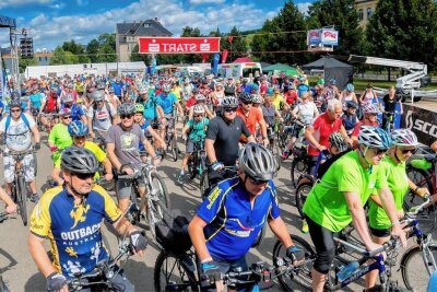 Olbernhauer Radtour kehrt zurück - 1484 Teilnehmer zählte die bislang letzte Olbernhauer Radtour 2019. 
