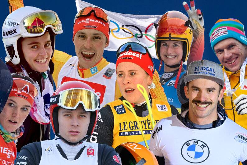 Acht Wintersportler aus Sachsen fliegen zu den Olympischen Winterspielen nach China.