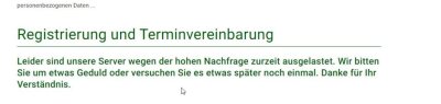 Online-Portal für Corona-Impfung in Sachsen überlastet - Das Impfportal war zum Start am Montagnachmittag überlastet.