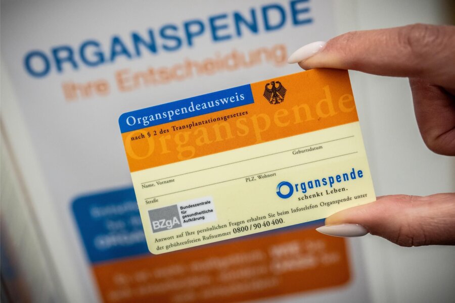 Online-Register zur Organspende: Acht Dinge, die Sie wissen sollten - Den Organspendeausweis gibt es seit Mitte März auch in digital.