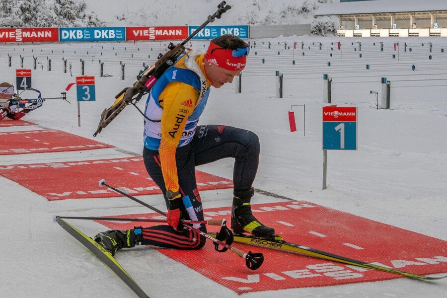Organisatoren des Biathlon-Weltcups in Oberhof trotzen dem schlechten Wetter - Den Schießstand in Oberhof kennt Philipp Horn wie kaum ein anderer Skijäger im Feld.