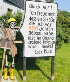 Ortmannsdorfer Vorfahren werfen lange Schatten - Urahn Mülsi meldete sich zur 800-Jahr-Feier zu Wort.