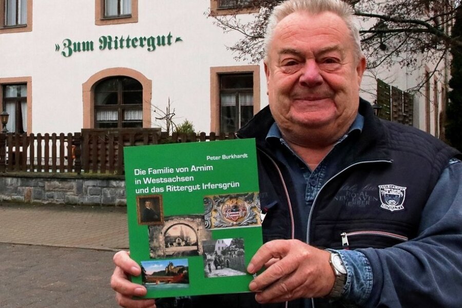Ortschronist verfolgt die Spuren der von Arnims in Irfersgrün - Das Rittergut in Irfersgrün spielt in Peter Burkhardts Buch eine wichtige Rolle.
