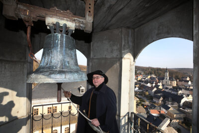 Ostergrüße vom Lichtensteiner Schlossturm - Christian Bretschneider, der Nachtwächter von Lichtenstein.