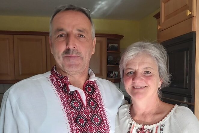 Paar aus dem Vogtland berichtet aus der Ukraine: "Keiner weiß, wer das Korn erntet" 