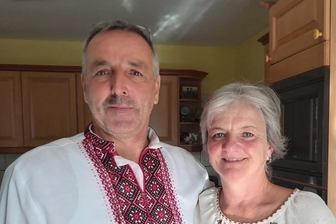 Paar aus dem Vogtland berichtet aus der Ukraine: Man habe Fluchtpläne ausgearbeitet - 