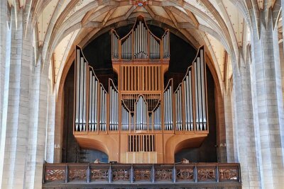 Palmsonntag findet erstes Konzert in diesem Jahr im Zwickauer Dom statt - Die Orgel im Zwickauer Dom St. Marien. Foto: Frank Bliesener