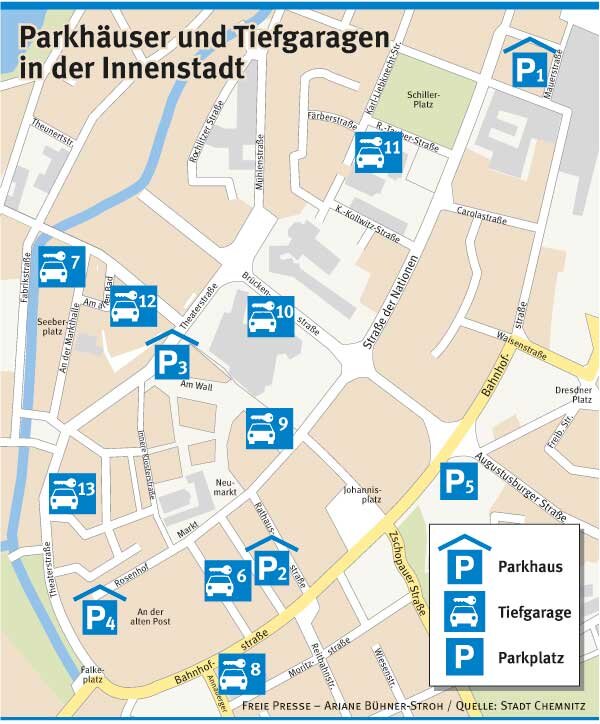 Pendler-Qual: Kaum noch Dauerparkplätze in Chemnitzer City - 