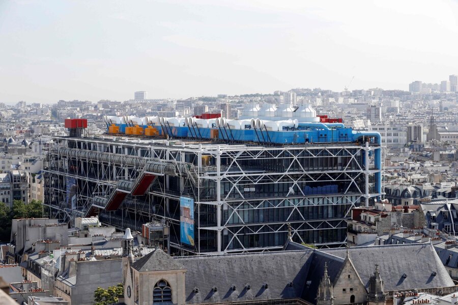 Petition gegen Schließung von Centre Pompidou ab 2025 - Das 1977 eröffnete Centre Pompidou.