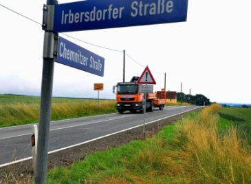 Phantom-Standorte für Großinvestoren - Das Areal zwischen Gersdorf und Dittersbach links der B 169 in Richtung Frankenberg ist als sogenannter Vorsorgestandort ausgewiesen. 