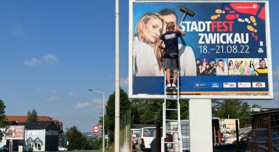 Plakate wecken Vorfreude aufs Zwickauer Stadtfest - 