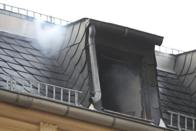 Plauen: Brand im Dachgeschoss - 