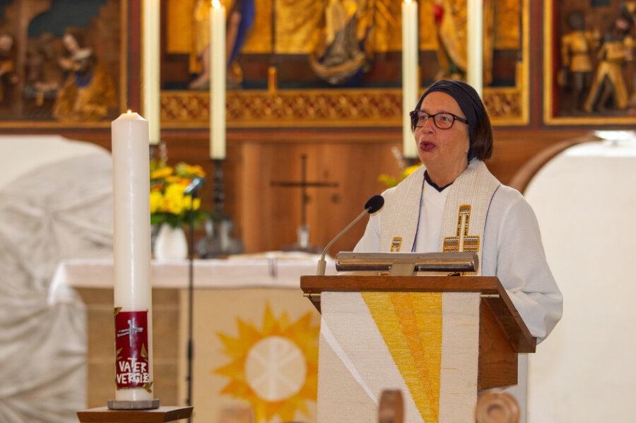 Pfarrerin Beatrice Rummel initiierte die Aufnahme Plauens in die Nagelkreuzgemeinschaft.
