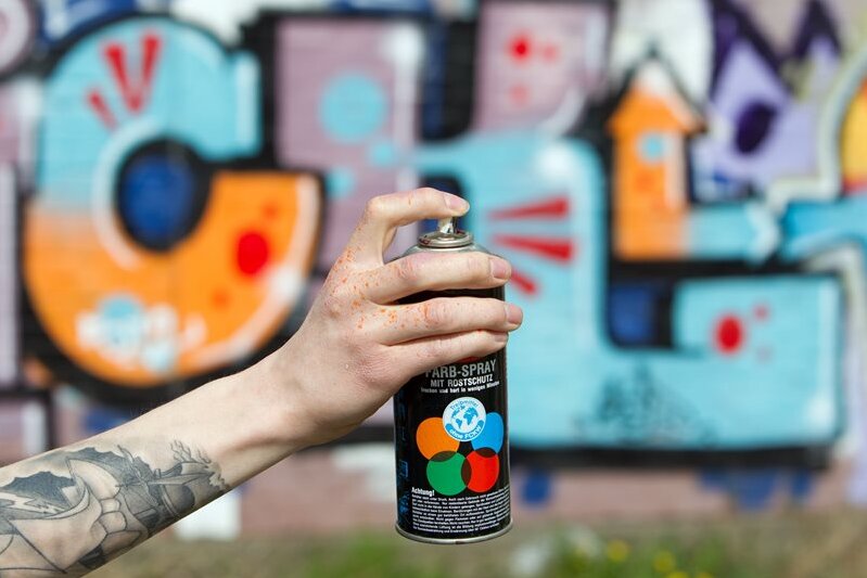 Plauen: Polizei stellt junge Graffiti-Sprayer