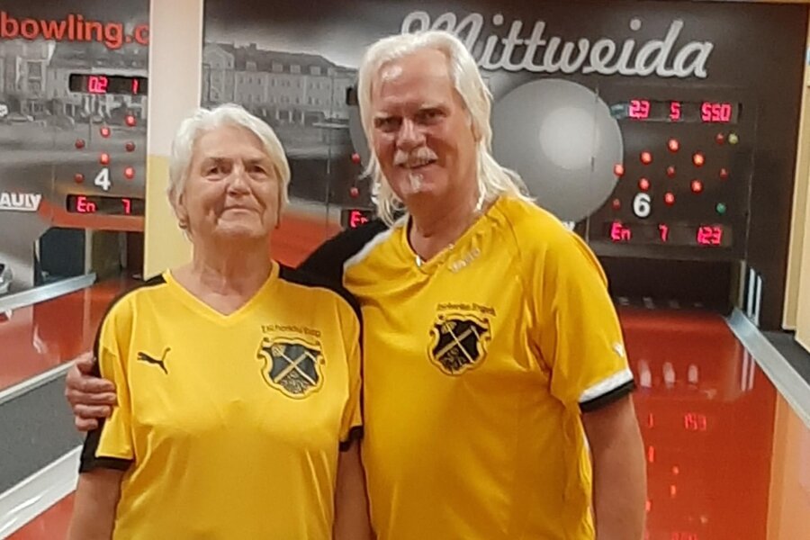 Pokalkämpfe offenbaren Licht und Schatten – vor allem ein Team wird seinem Ruf gerecht - Zwei starke 5. Plätze gab es für diese beiden Senioren-Kegler des ESV Zschorlau: Wolfgang Beyer und Elke Gerisch.