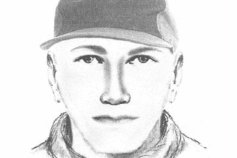 Polizei sucht mit Phantombild nach Einbrecher - Mit diesem Phantombild fahndet die Polizei nach einem Einbrecher in Oelsnitz/Erzgebirge.