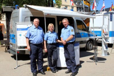 Polizei-Tour: Auftakt in Rochlitz - 
