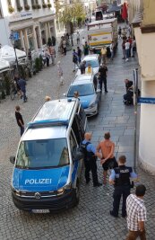 Polizeieinsatz in der Hauptstraße - 
