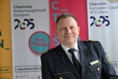 Polizeipräsident Carsten Kaempf unterschreibt Kooperation: "Wir schaffen Kulturhauptstadt" - Carsten Kaempf, Polizeipräsident in Chemnitz.